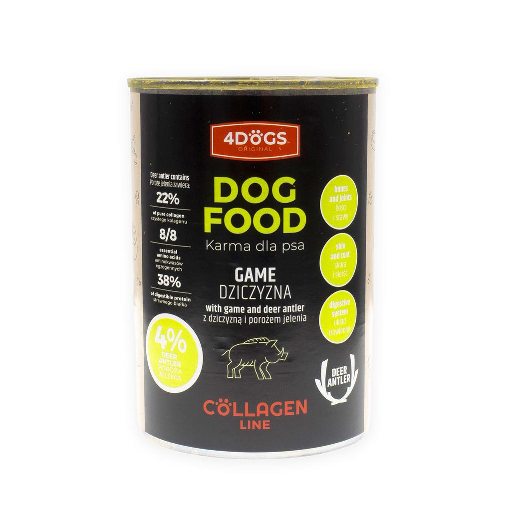Collagen Line food - with antlers and game 400 g - 10+2 free