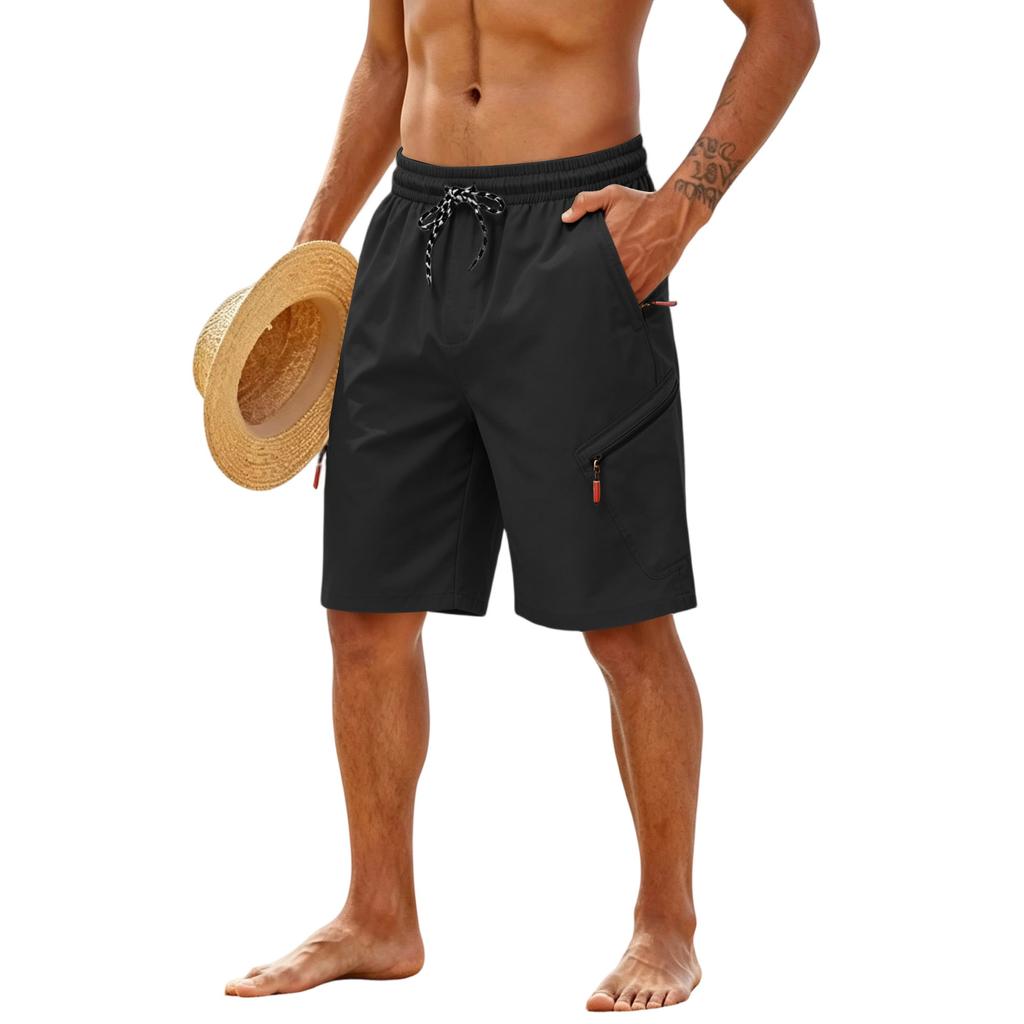 Men's Outdoor Cargo Shorts with Pockets for Hiking and Sports