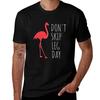 Hoppa inte över Benpasset T-shirt Fuktreglerande Sport-Tee