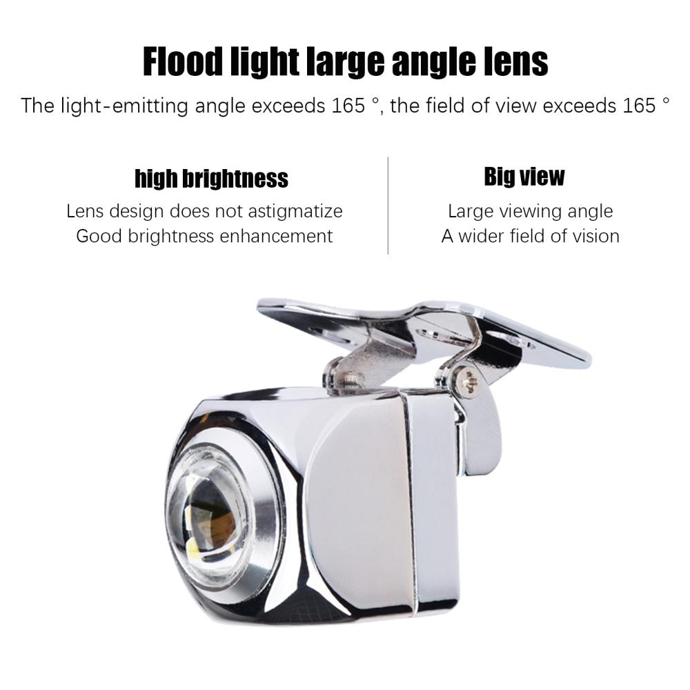 Super Bright Car Motorcycle Parking Reversing Light LED Reverse Backup Tail Lamp Waterproof DRL White Car