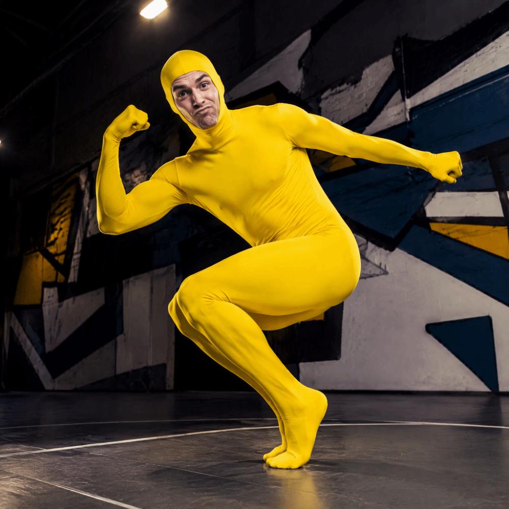 Tuta Spandex Bambino Adulto Zentai Mantello dell'Invisibilità Body aderente al corpo Tuta Creativa a Corpo Intero Festa