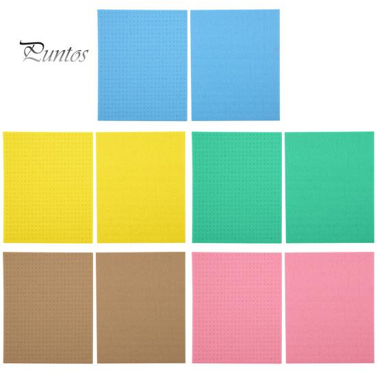 

10 шт., кухонная целлюлозная губка, маслостойкая впитывающая быстросохнущая, не царапающаяся, многоразовая, мягкая, моющаяся тряпка для очистки посуды B