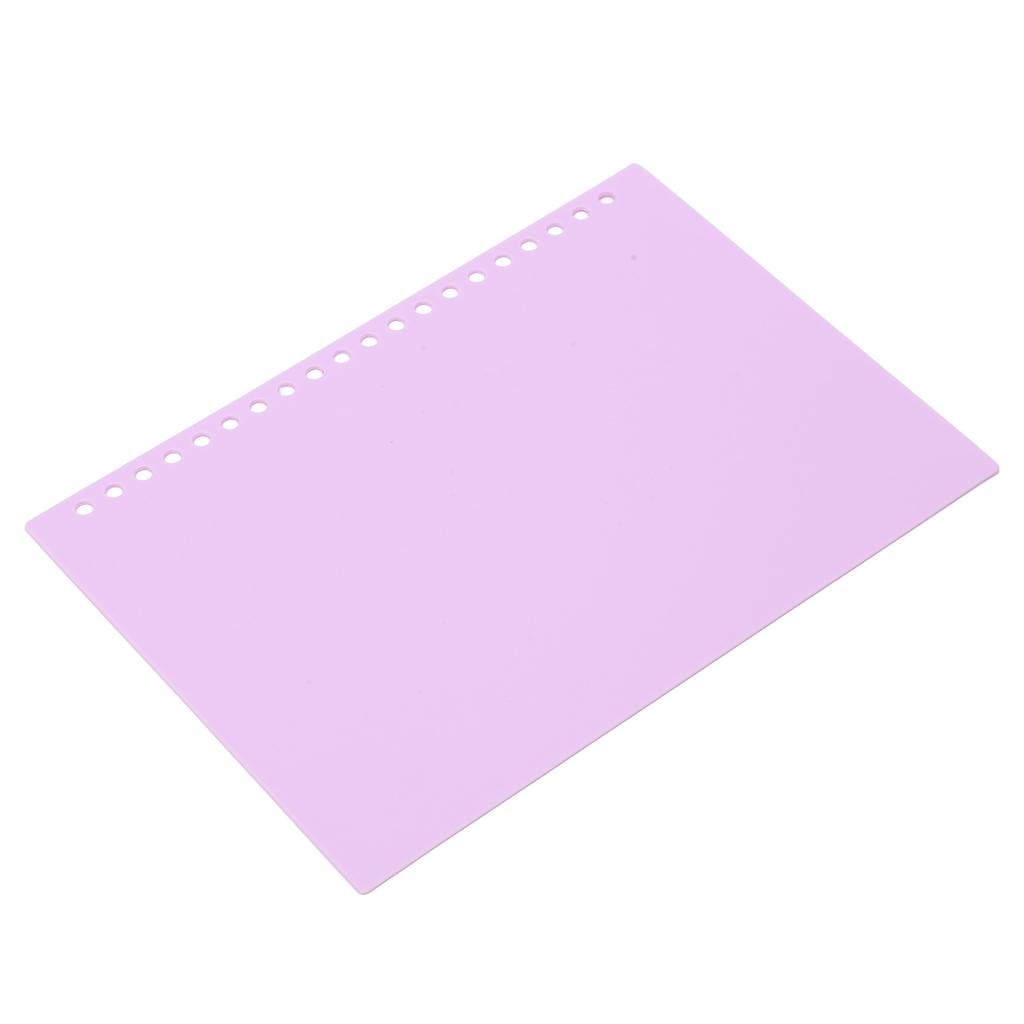 20 Sheets Loose Leaf Binding Cover 20 Holes Flexible PP Plastic Loose Leaf Presentation Binding Case