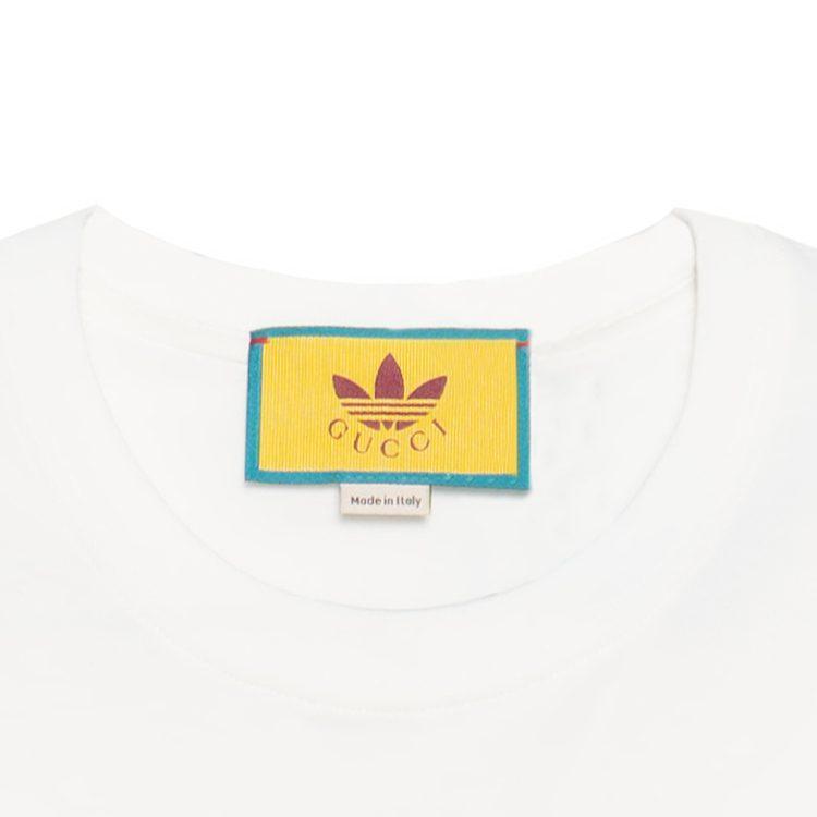 GUCCI X Adidas Cotton Jersey T Shirt 548334-XJEMJ-9280