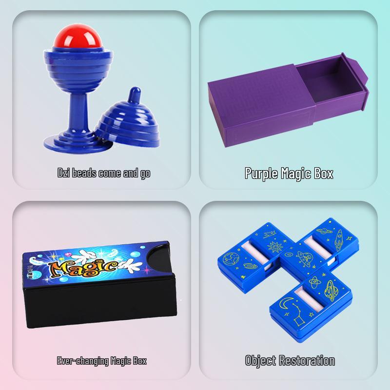 Children's Magic Trick Set with Wand & Flower - Ideal Gift for Budding Magicians