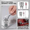 Multi-Purpose Adjustable Socket Tool 10mm To 19mm Socket Set