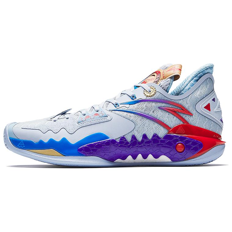 Anta Crazy Tide 5 Magic Potion Reedycja Cement Nemesis Profesjonalne Buty do Koszykówki Męskie Sneakersy Niebiesko-Fioletowe 112541106R-1