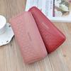 Women's Double Zipper Soft Leather Long Wallet & Phone Clutch