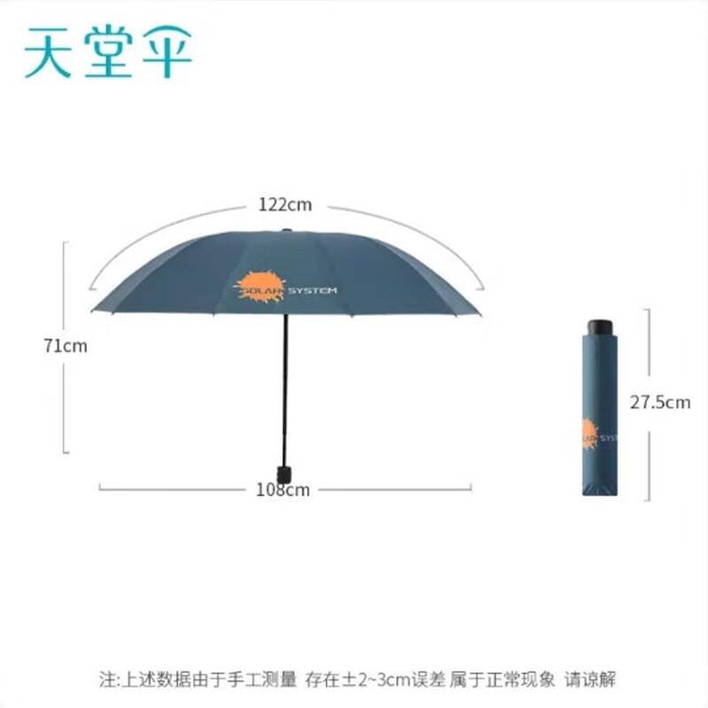 Tiantang Solar System 10-Rib Double UV Protection Umbrella