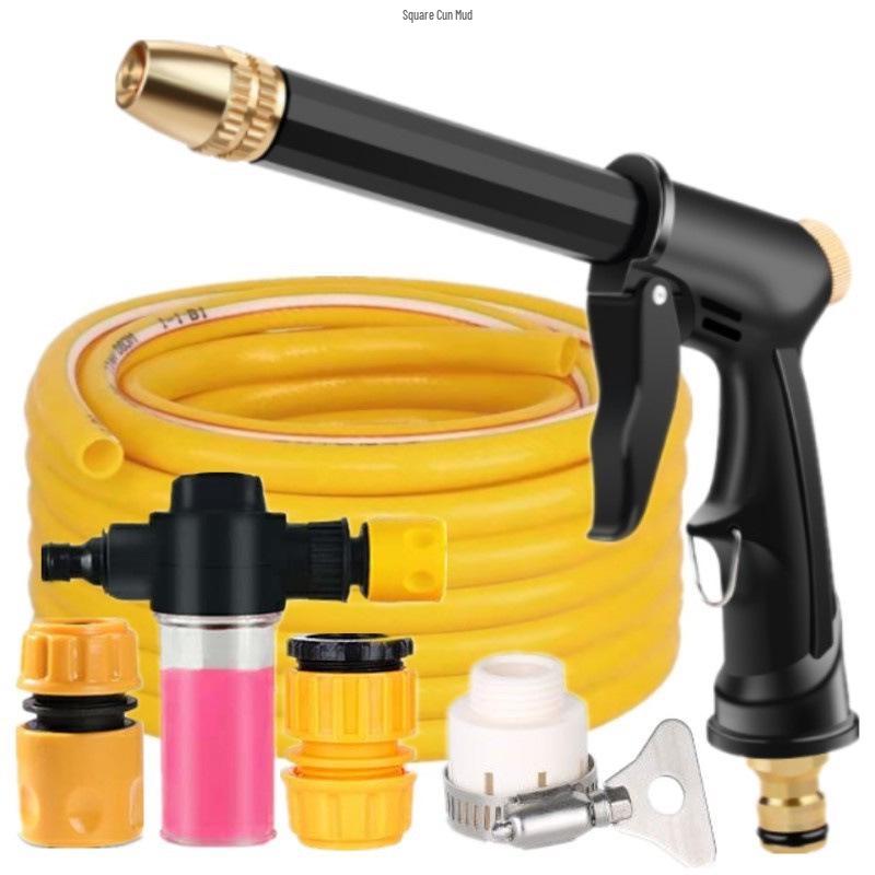 High-Pressure Car Wash & Agricultural Spray Head with Freeze-Proof, Sun-Proof Hose Connector