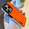 Luxury Solid Color Leather Wireless Charge for Magsafe Case for iPhone 17 16 14 12 13 15 Pro Max Magnetic Matte Shockproof Cover