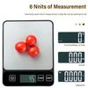 10kg/1g Digital Kitchen Scale Baking Gram Weight Scales LCD Display Electronic Table Scale Personal Healthy Diet Food Scale