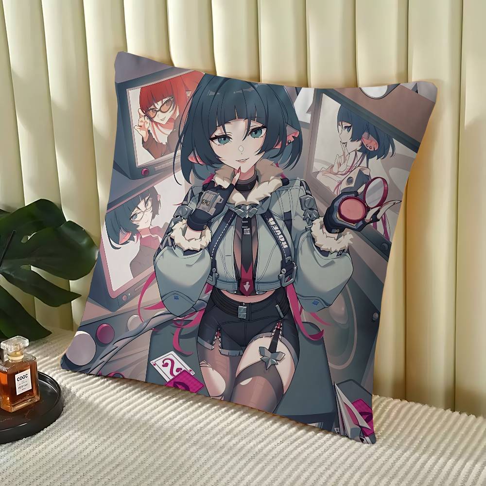 

J-Jane Doe Personalized Pillow Dust Cover Bedroom Kids Party Decoration Pillowcase Birthday Children Gift 16x16Inch