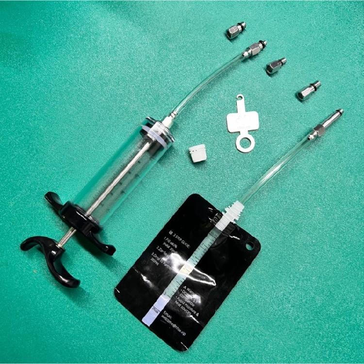 Light Weight Brake Oil Injection Tool Suit High Performances Brake Bleeder for Cyclists with Transparents Tubing