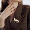 Broche Pin Tegneserie Ræv Design Zinklegering Pin UV-print Passer til Jakker Frakker Trøjer Mærke Alsidige Praktiske Tilbehør