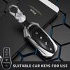Car Key Case Cover Shell For Byd Song Plus Atto 3 Han Ev Tang Dm Qin Seal Dolphin Remote Fob Holder Keychain Accessories
