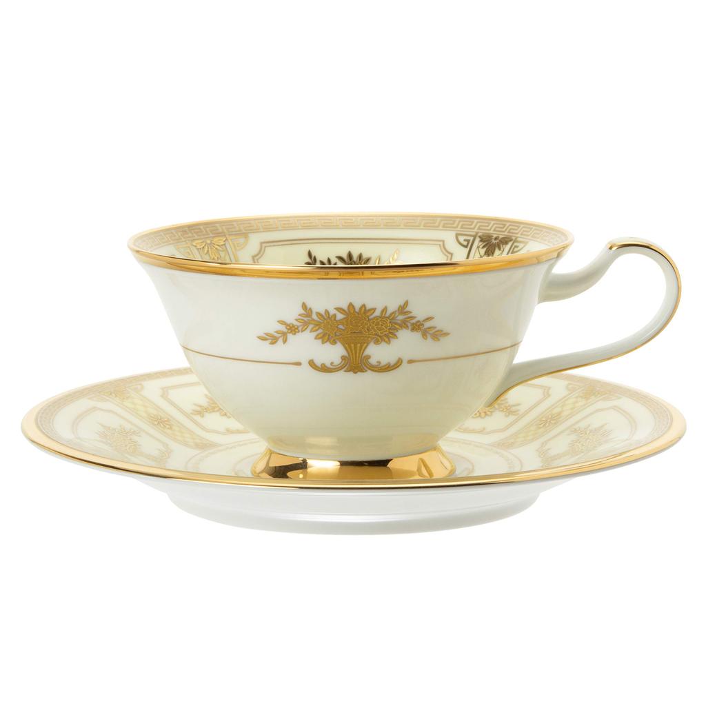 Noritake Imperial Suite Bone China Cup & Saucer (for Both Coffee and Tea), 220cc, Y59587/9984