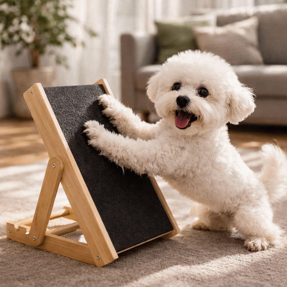 Nastavitelná výška leštička na drápky pro domácí mazlíčky Skládací deska na broušení drápků Škrabací deska pro psy Péče o domácí mazlíčky