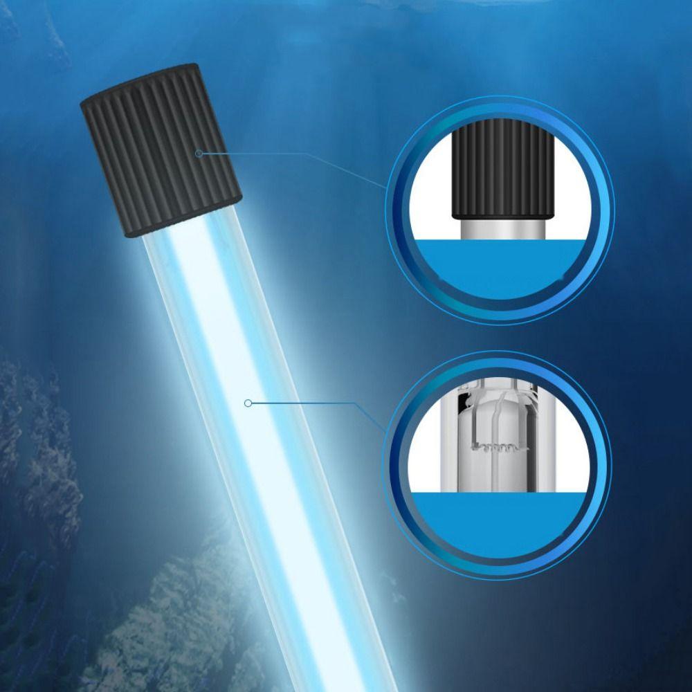 3/5/7/9/13W Fish Tank UV Sterilization Lamp Black Algae Water Ceaning Lamp  Aquarium