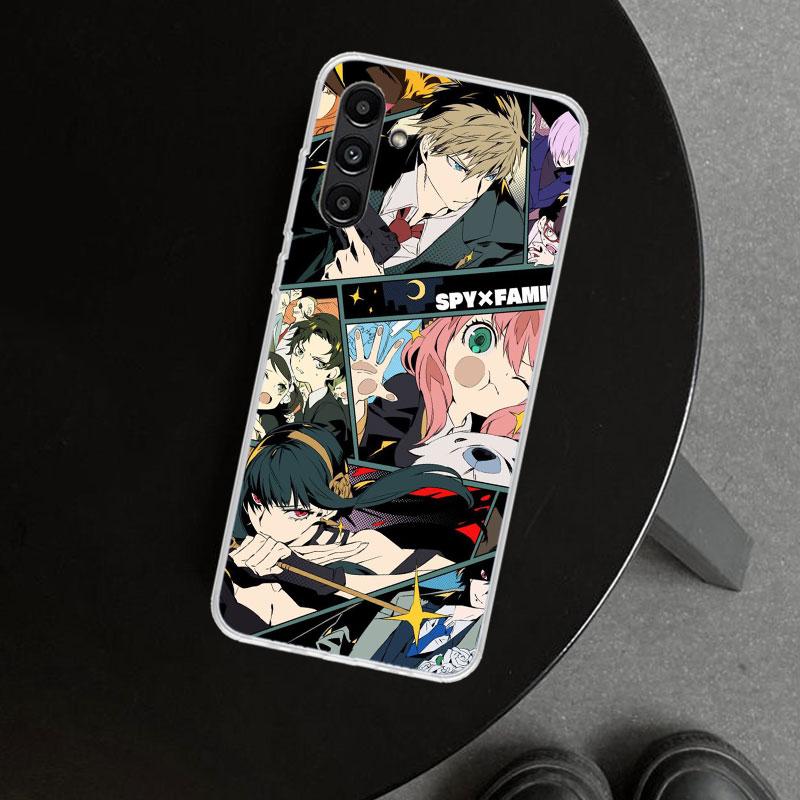 Anime S-Spy Family Anya Phone Case Cover for Samsung Galaxy A17 A16 A26 A36 A56 A57 A37 A15 A25 A35 A55 A14 A24 A34 A54 A13 A23
