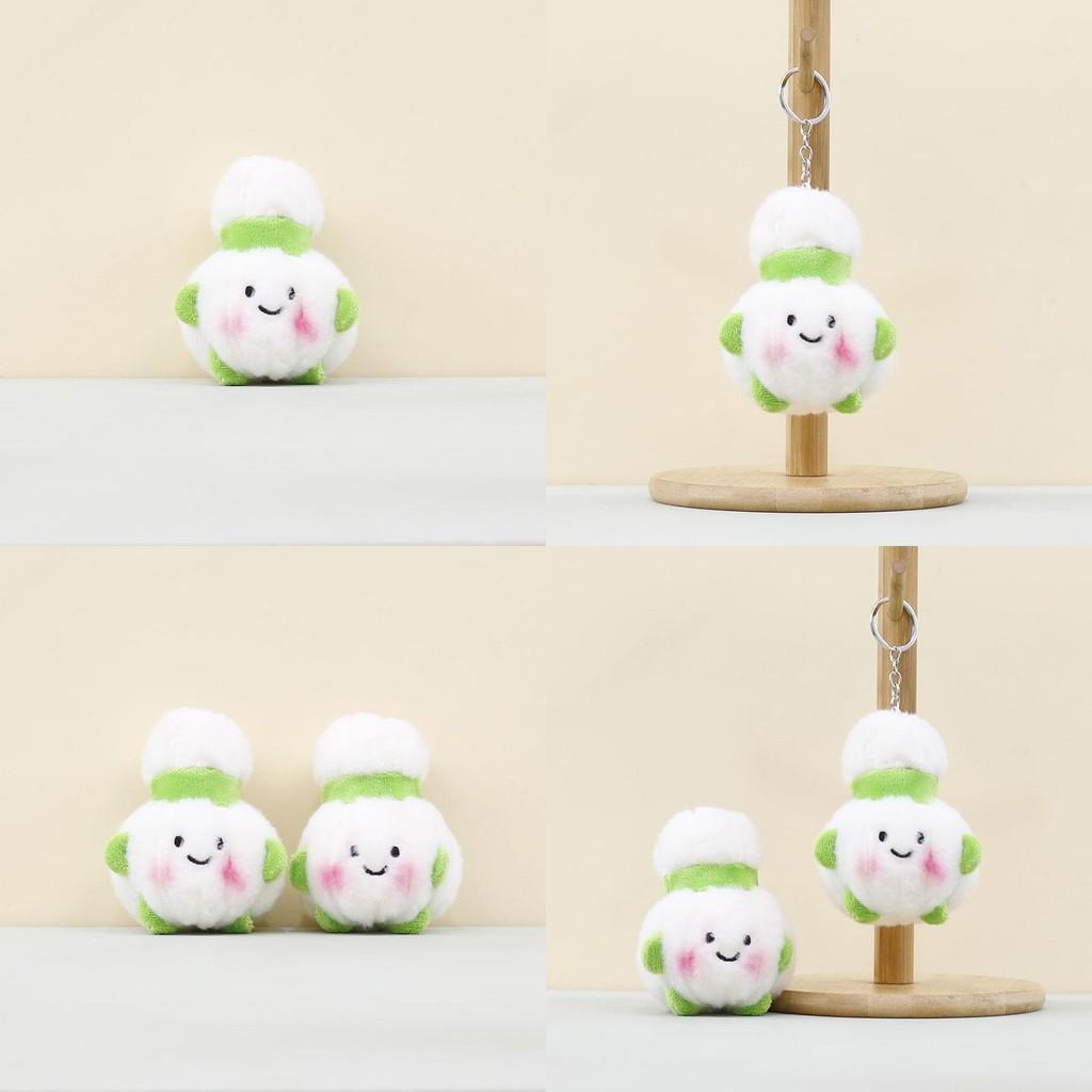 Garlic Cute Plush Keychain Plushie Toy With Pp Cotton Filling For Bag Decor