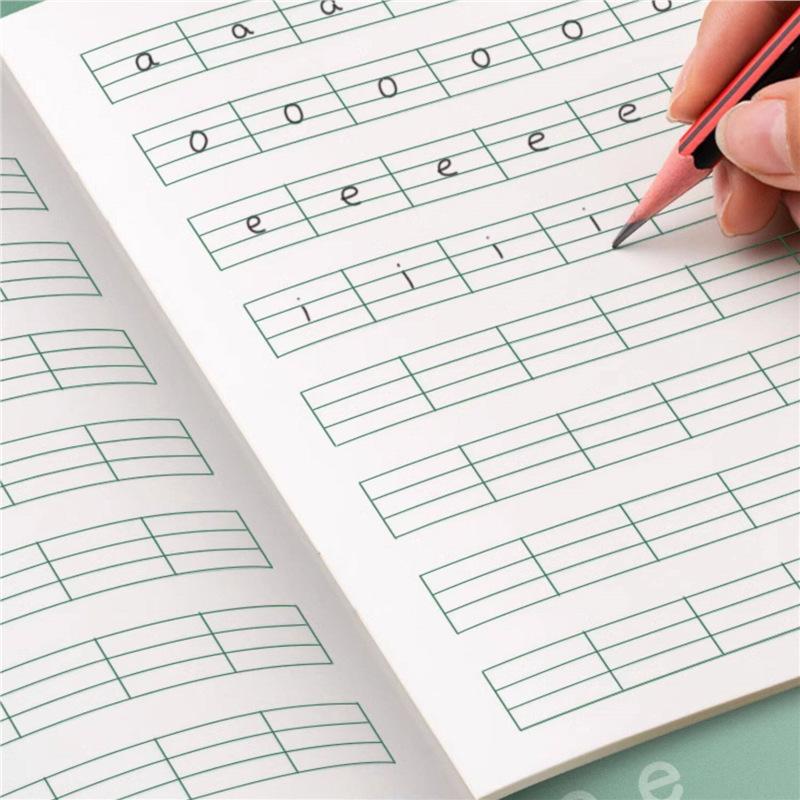 Fengfengli 2025 Pinyin Grid Notebook for Grades 1-2: Thickened Edition for Primary Students
