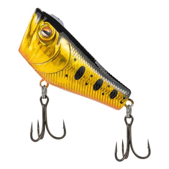 

5.5CM/9G Topwater Fishing Lure с двойными крючками Реалистичная плавающая бионическая искусственная пластиковая твердая приманка для пресноводной соленой воды Рыболовные принадлежности золотистый