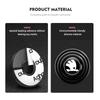 Car Sticker Car Door Anti-shock Pad Buffer Pad Crash Pad Silicone Pads Accessories For Skoda Octavia A5 A7 RS Fabia Superb Rapid   NL6