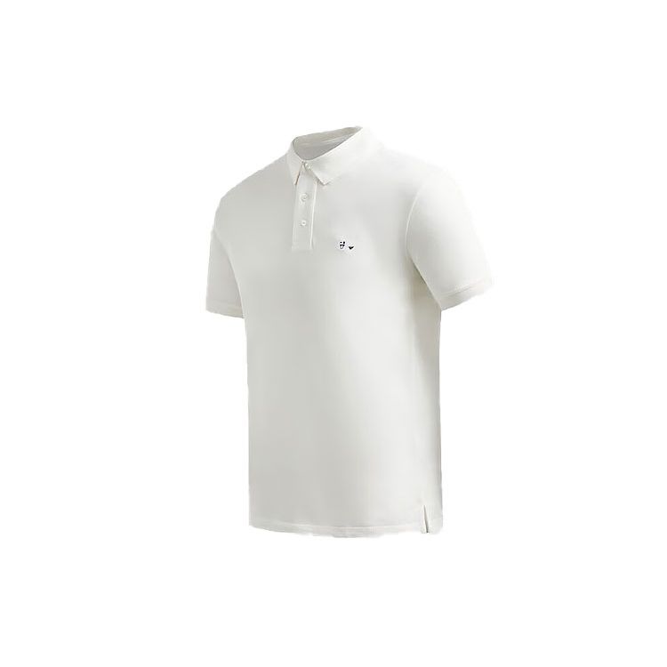Emporio Armani Solid Color Polo Shirt With Straight Collar Men tops White 8N1FAL-1JTKZ-0101