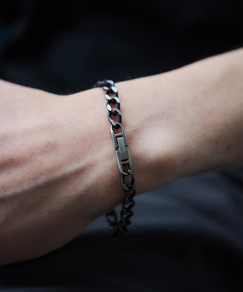 Draw Fit Constant Chain Surgical Bracelet [Silver]