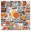 50 High-Quality Waterproof Basketball Stickers: Perfect for Laptops, Suitcases, Water Bottles, and Cars