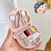 Cute For Travel Household Buttons Scissor Sewing Box Sewing Kit Needle Threads Box Handwork Tool
