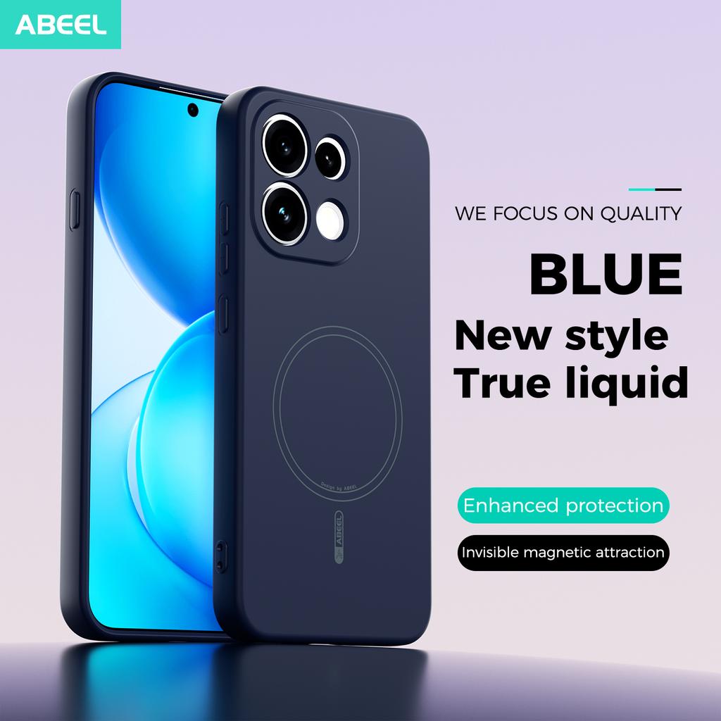 Hülle Für OPPO Reno 16F 16 FS neue flüssige Silikon-Magnet-Hautgefühl-Abdeckung Für OPPO Reno16 FS Stoßstange Funda