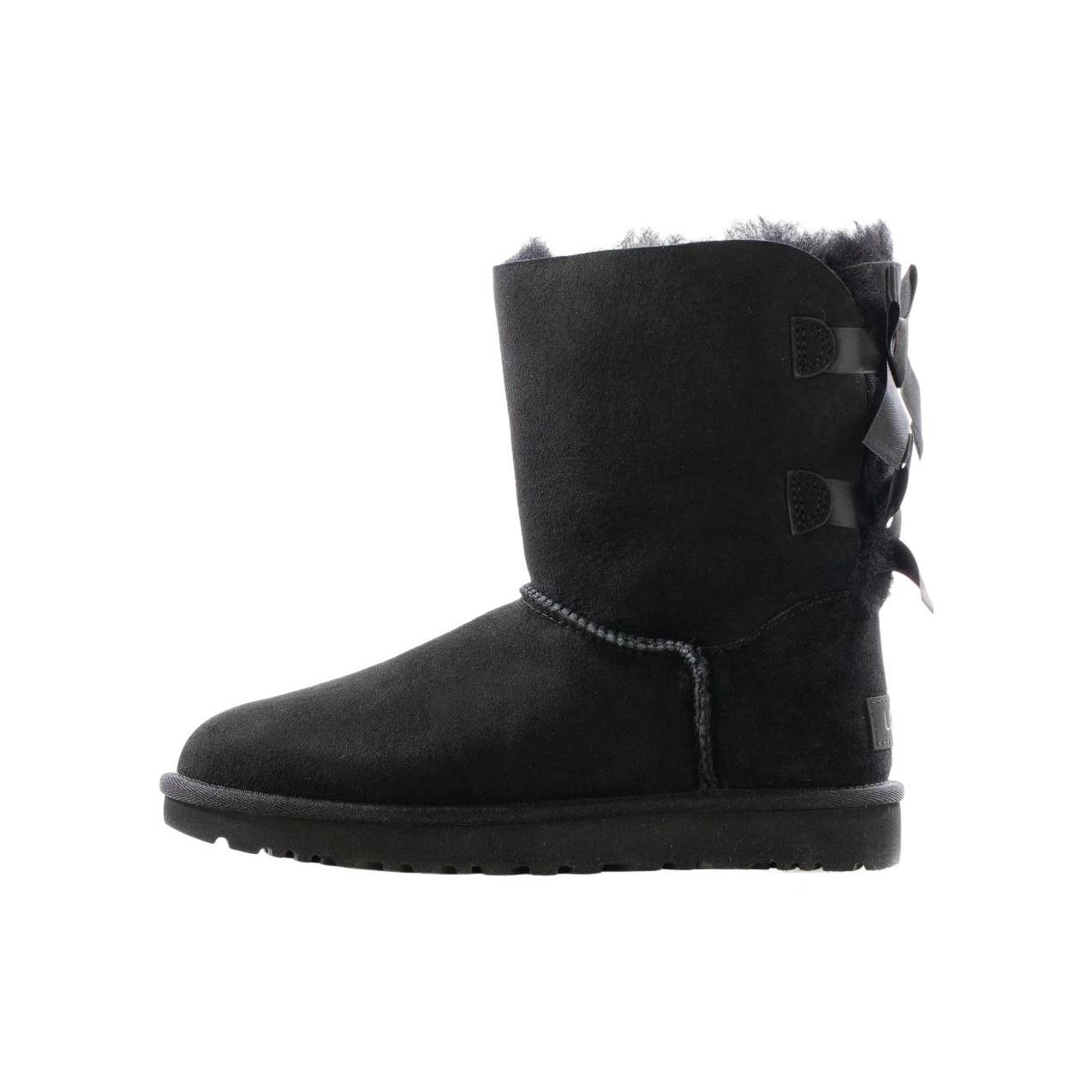 (WMNS) UGG Bailey Bow II Boot  Black  Women s 1016225-BLK EU 36
