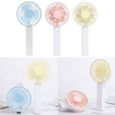 Handheld Fan 3000mAh Rechargeable Battery Foldable Handheld Fan Battery Operated with 3 Speed for Outdoor Travel