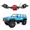 CNC Metal RC Car Front   Axle Set for   SCX10 1Celsius10 RC Crawler Car Accessory