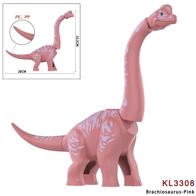 Jurassic Dinosaurier Bausteine Set mit beweglichen Gelenken Dino Figuren Kompatibel Titanosaurus Ziegelmarken