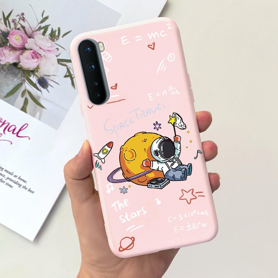 Für OnePlus Nord Hülle AC2001 AC2003 Stoßfeste Abdeckung Süßer Astronaut Silikon Funda Für One Plus Nord Hülle OnePlus 8 Nord Capa