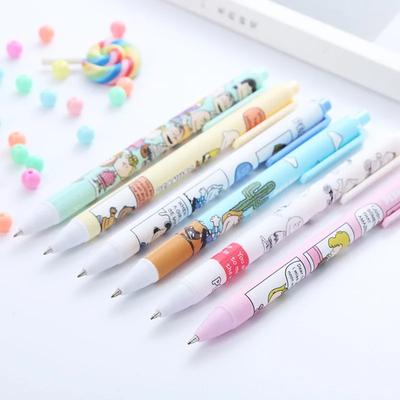 1 Set Cute Gel Pen Cartoon Cloud Rabbit Press Office School Supplies Stationery Funny Pens