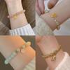 Fashion Exquisite Imitation Crystal Bracelet For Women Fu Character Lucky Blessing Bracelet Auspicious Jewelry Gifts