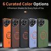 Fabric Leather Magnetic Phone Case for Tecno Pova 7 Pro ultra Shockproof Non-slip Full Camera Protection for Magsafe Back Cover