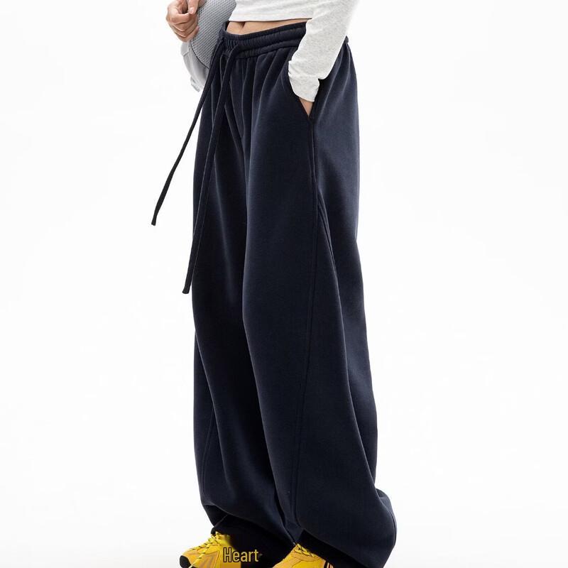 OWOX Unisex Loose Fit Wide-Leg Casual Sweatpants S
