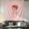 Sonny Angel Wall Tapestry Aesthetic Wall Hanging Printed Fabric Blanket Decorative Tapestries for Bedroom Living Room Home Decor