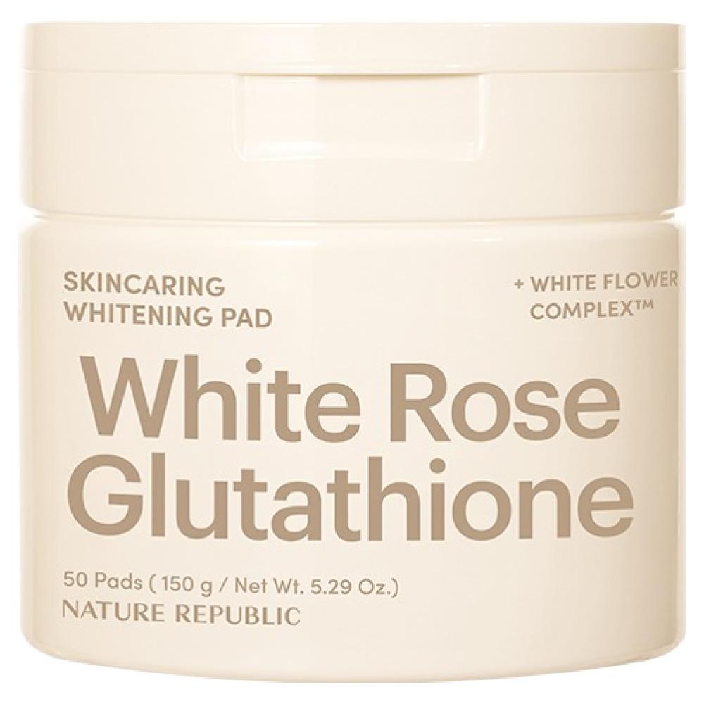 Nature Republic Skincaring Whitening Pad Brightening Glow Radiance Toner Pads 150g (50ea)