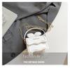 Sweet Girl 2025 Mini Lipstick Women's Crossbody Bag with Bow Chain