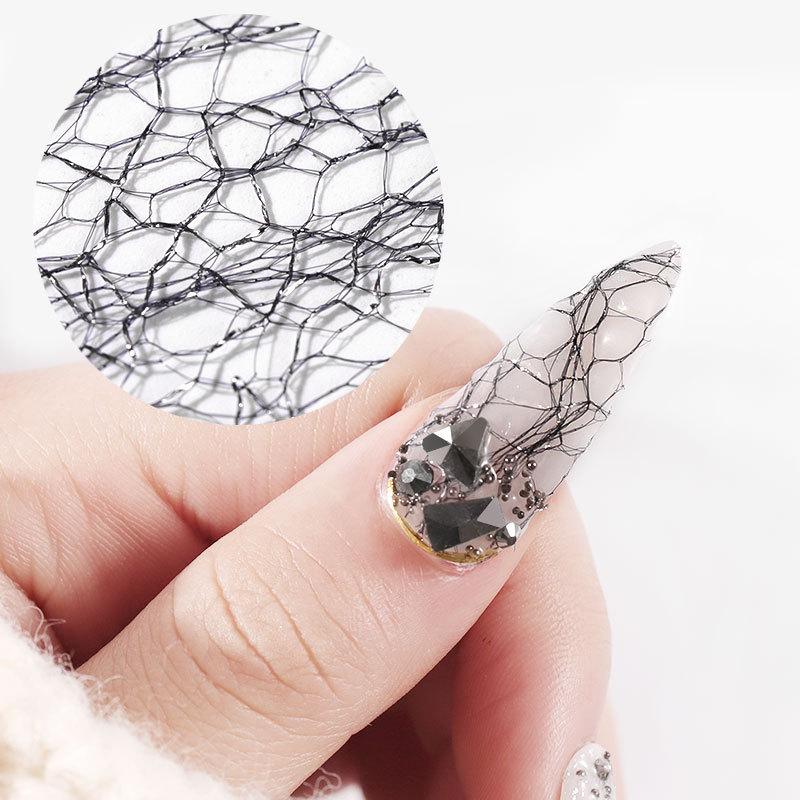 Nail Art Luxury Sally Mesh Yarn Mesh Decoration, Nail Art Mesh Yarn Joujou Same Style High Face