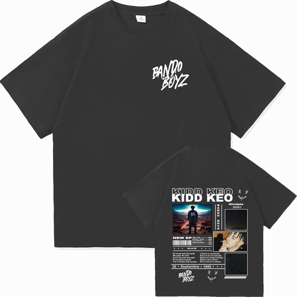Rapper Kidd Keo Bando Boyz New Graphics Fashion Short Sleeve Tshirt Unisex Women Tshirt Cotton Oversized Streetwear T Shirt Unisex