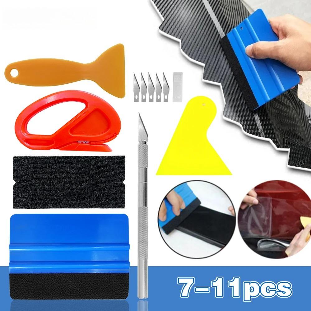 Squeegee Vinyl Wrapping Film Car Film Wrap Tool Kit Suede Scraper for Auto Window Tint Wrapping Tools Car Accessories Squeegee
