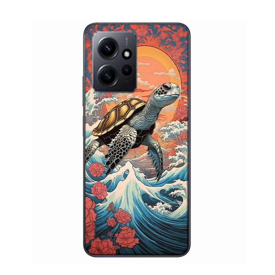 Marine Organisms, Sea Turtles, And Animals Phone Case For Redmi 12 13C 12C 15C 9 10 10C Note 13 Pro Plus 14 15 Pro 9T 9C 9A TPU
