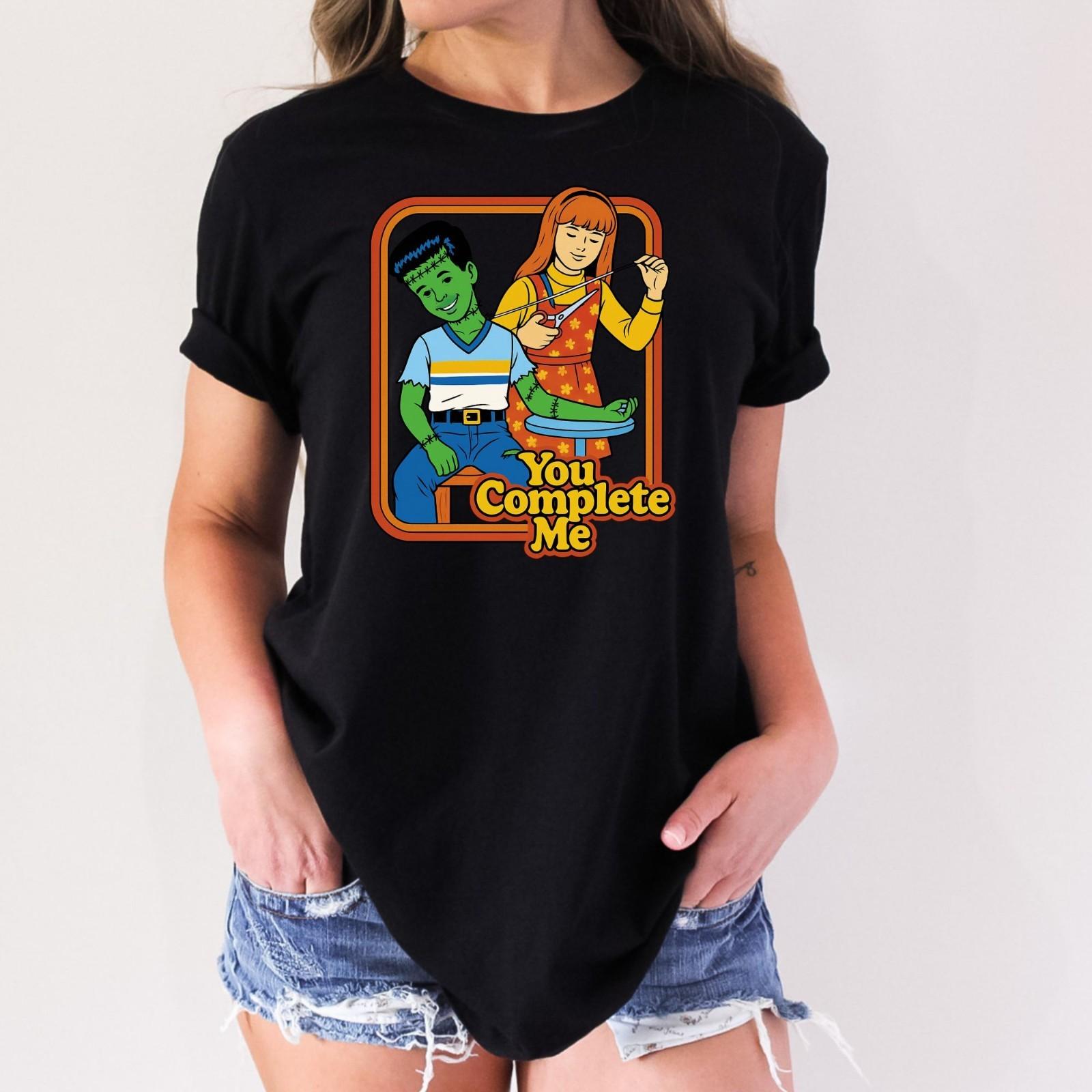 You Complete Me Halloween Adult Humor Funny T-Shirt L